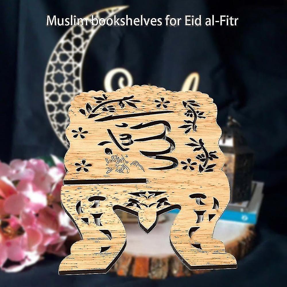 Kuranx Quran Koran Holy Book Stand Holder Wooden Plaque Islam Eid Ramadan Mubarak Home Decoration