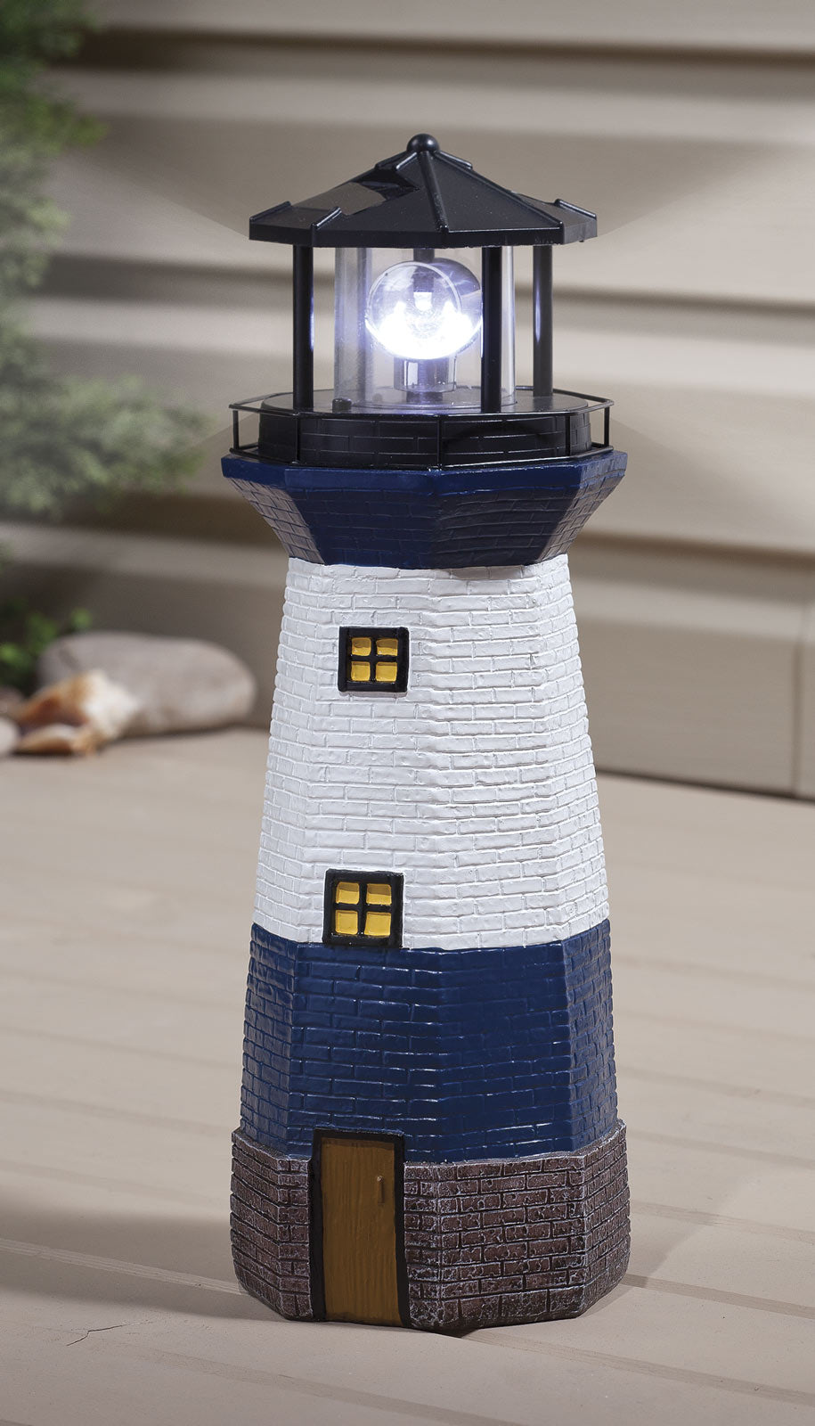 Solar Lighthouse by Maple Lane Creations