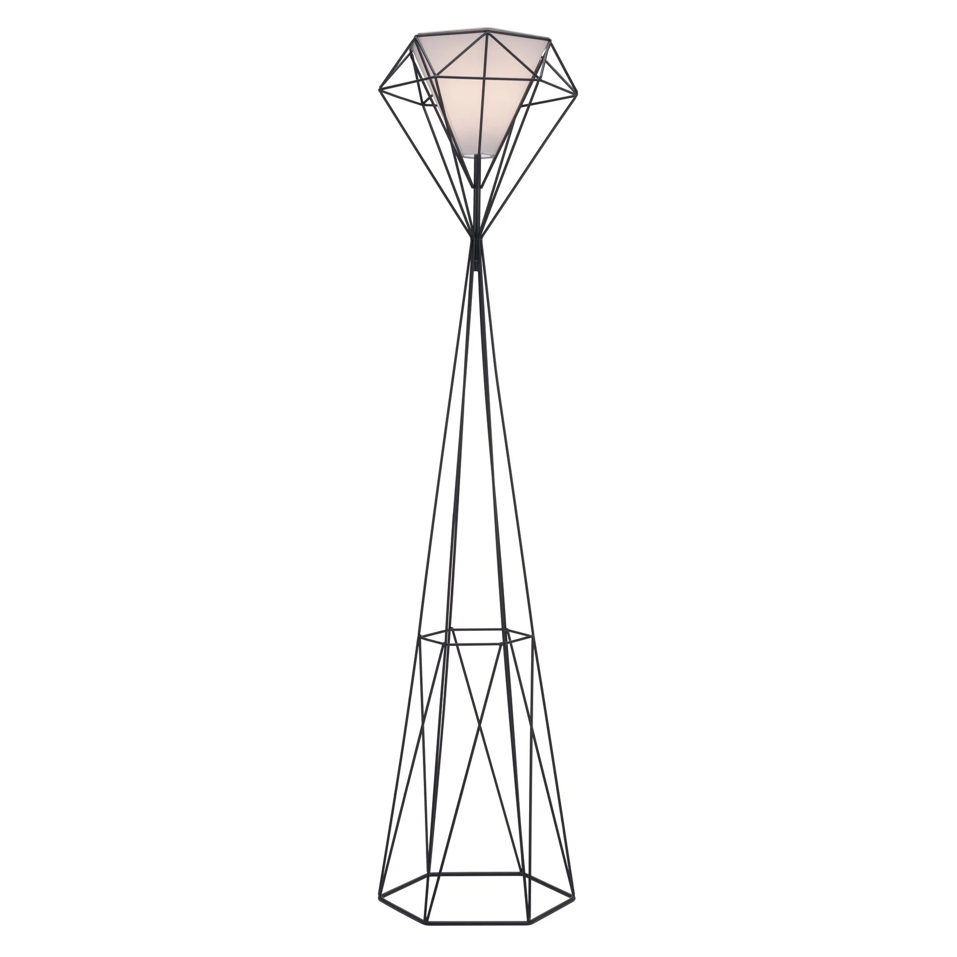 Black Diamond Floor Lamp Black