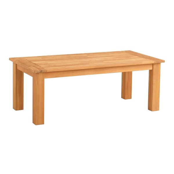 Clermont Outdoor Natural Teak Coffee Table