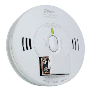 Kidde Firex Battery Operated Combination Smoke and Carbon Monoxide Detector with Voice Alarm and Front Load Battery Door 21029923