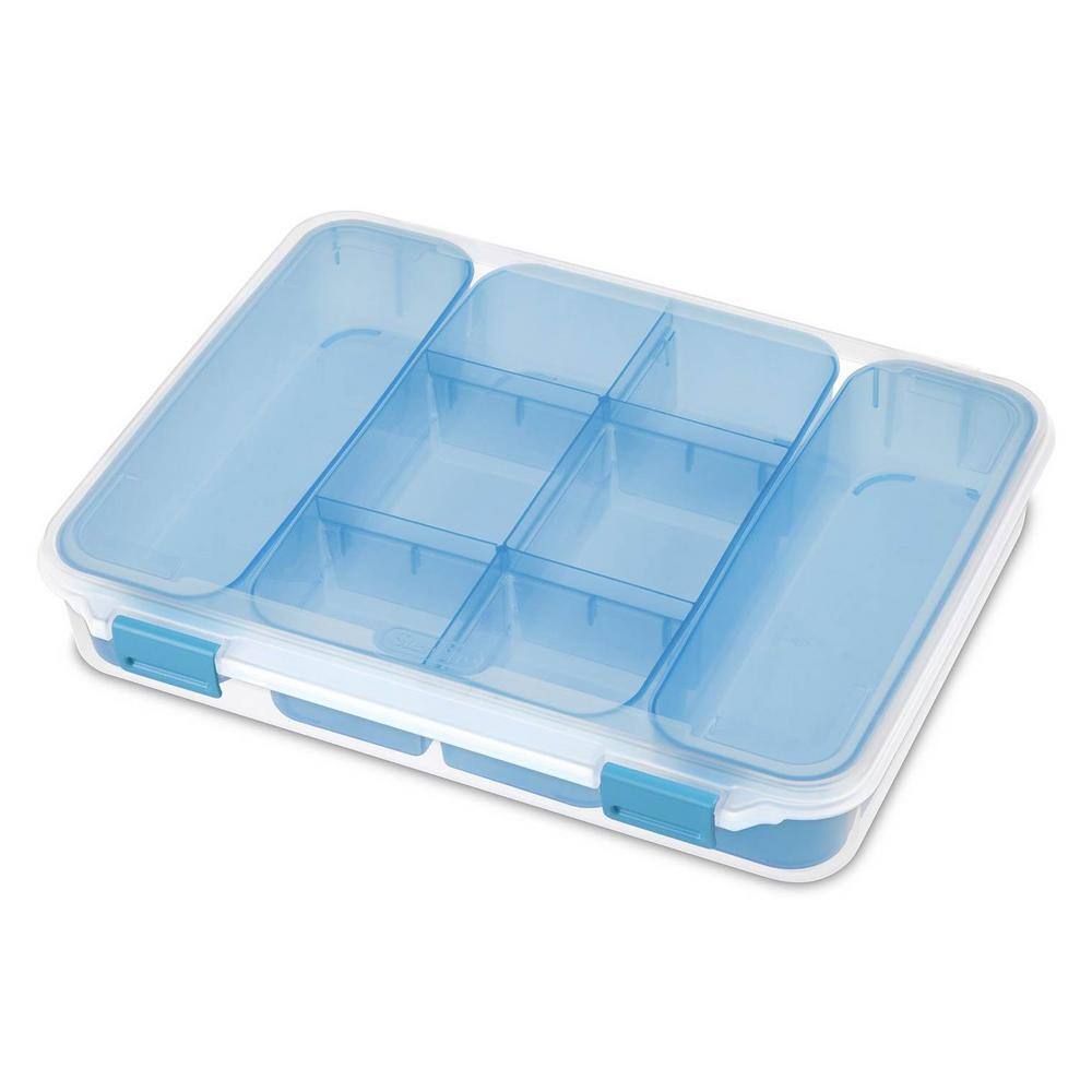 Sterilite 6.0 Qt. Divided Storage Case for Crafting and Hardware (6-Pack) 14028606 6 x 14028606