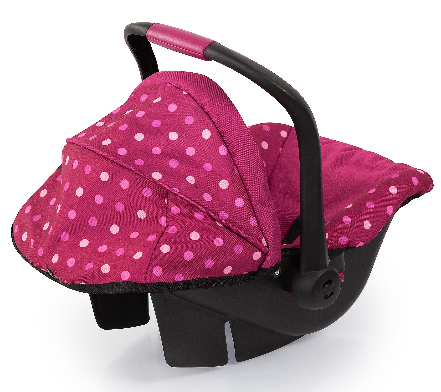 Baby Doll Deluxe Car Seat with Canopy Polka Dot s