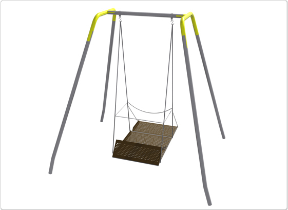 SportsPlay 381 404H Wheelchair Swing w/Frame Adult...