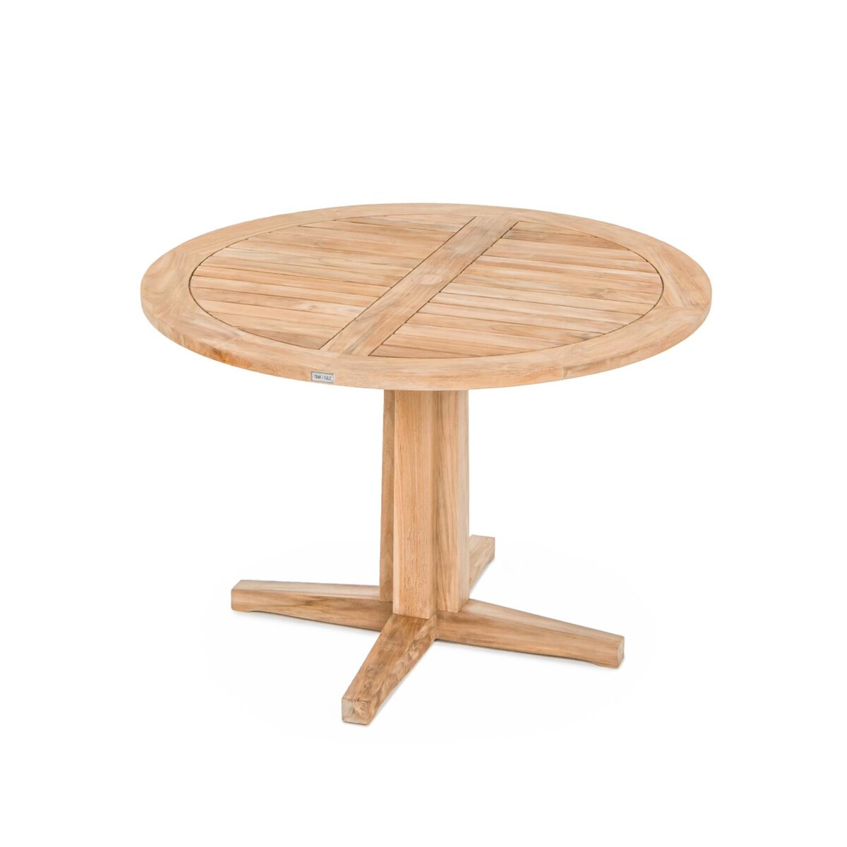 Signature Wistow Lane 48 Inch Round Teak Patio Dining Table