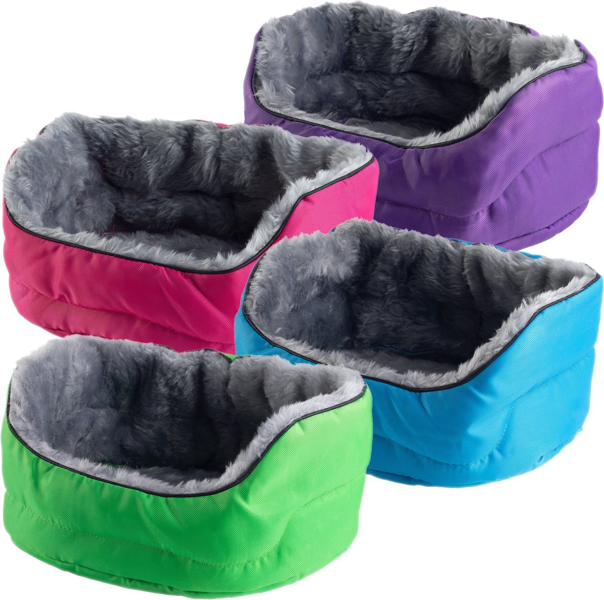 Kaytee Cuddle-E-Cup Plush Small Animal Bed， Color Varies