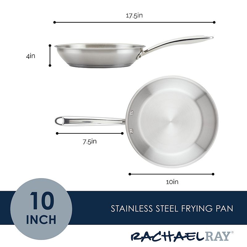 Rachael Ray? Professional 10-in. Stainless Steel Induction Frypan