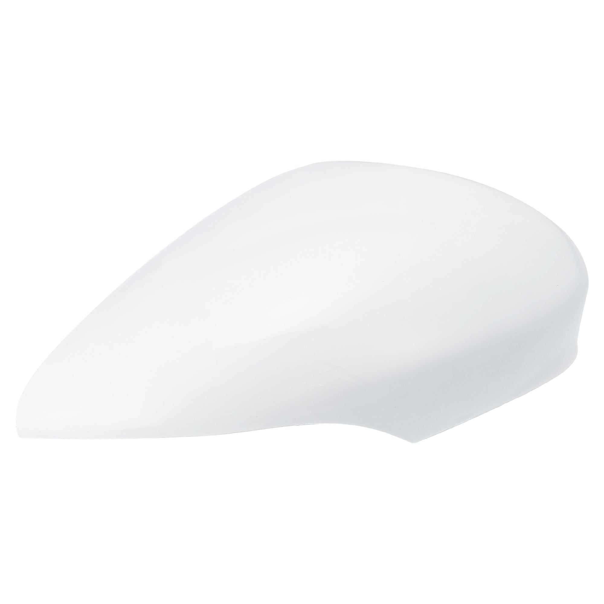 White Right Side Car Side Door Wing Mirror Cover Rear View Mirror Cap for Ford Fiesta MK7 2008-2017