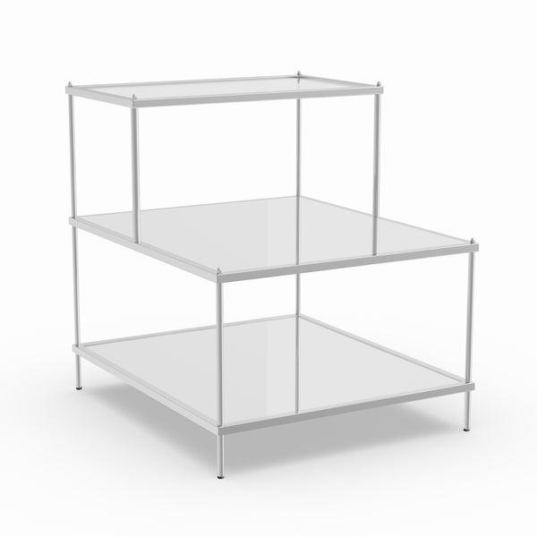 SEI Furniture Grant Glam Mirrored Side Table