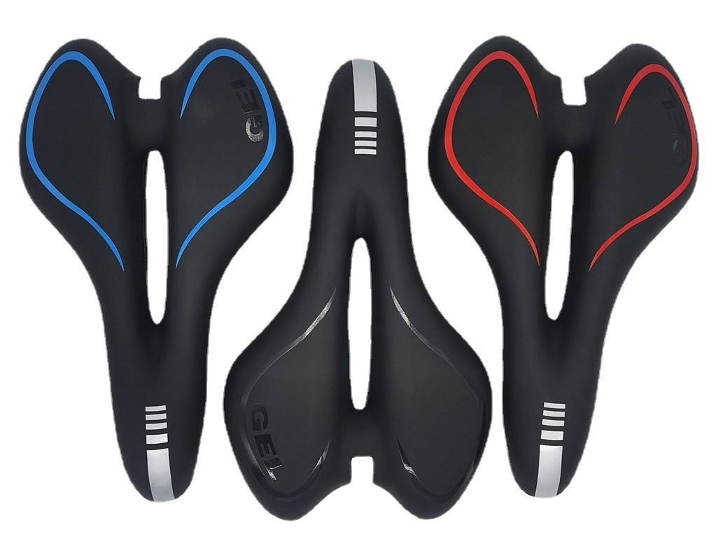 Mountain Bike Saddle/Comfortable Road Cycling Saddle/Breathable Silicone seat for bike