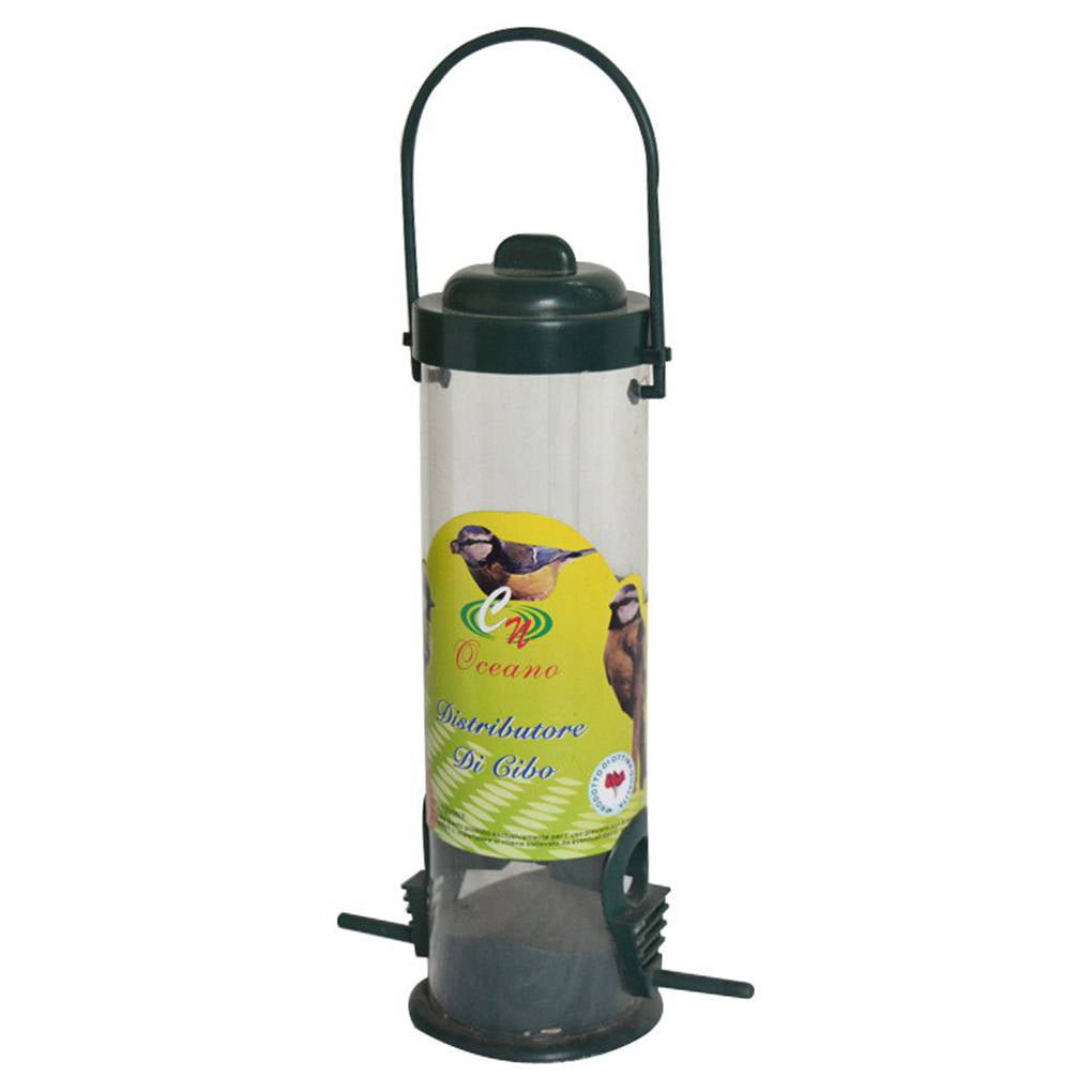 Non-toxic7.5x14x29cm Handle Birds Feeder Straight Sided Finch Clinging Perching Feeders