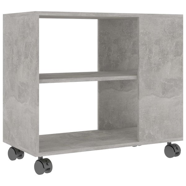 vidaXL Side Table Concrete Gray 27.6