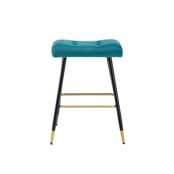 Iiana Vintage Counter and Bar Stool with Footrest - 18.90 x 13.39 x 26.34 inch