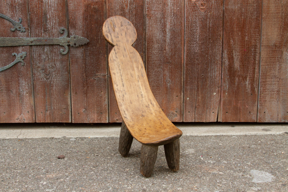 Lovely Small Dagalo Lobi Tribe Chair   Rustic   Armchairs And Accent Chairs   by De cor  Houzz