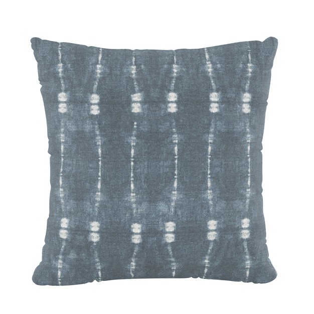 Bali Square Throw Pillow Indigo Skyline Furniture