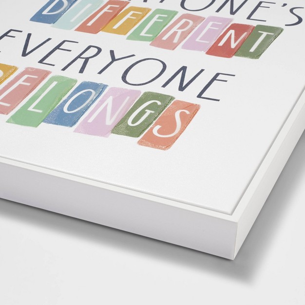 Everyone Belongs Kids x27 Wall Art