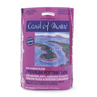 Coast of Maine Bar Harbor Blend Organic Potting Soil 16 Qt. Bag (10-Pack) 10 x 1cbBH16