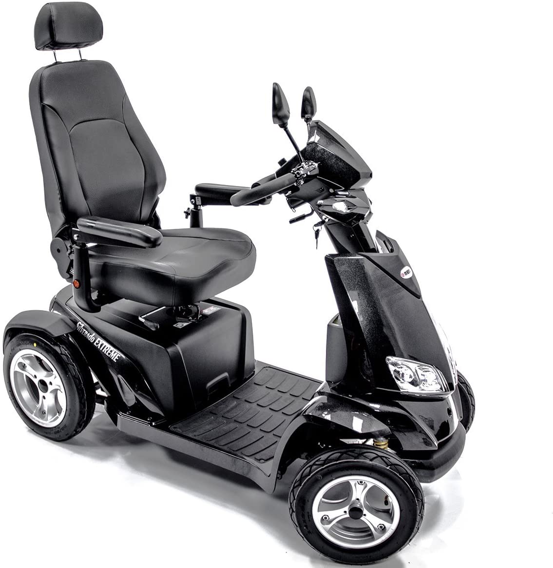 Silverado Extreme 4-Wheel Electric Mobility Scooter + Challenger Accessory Bundle