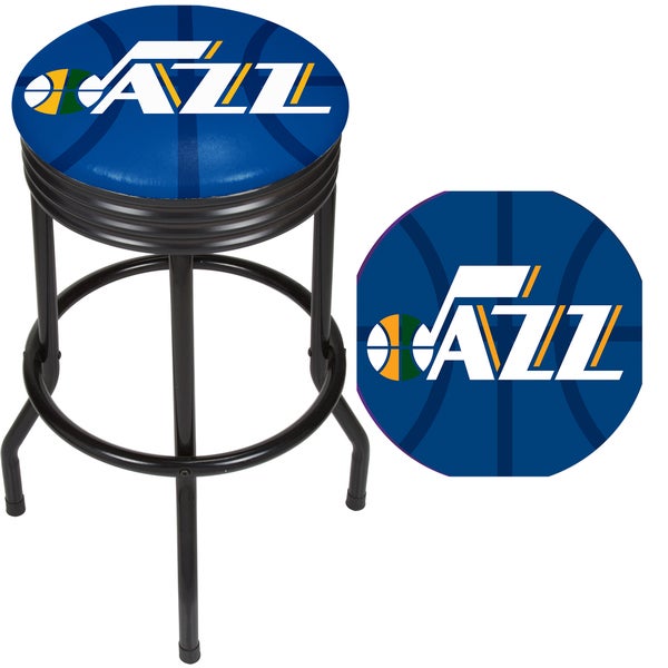 NBA Black Ribbed Bar Stool - Fade