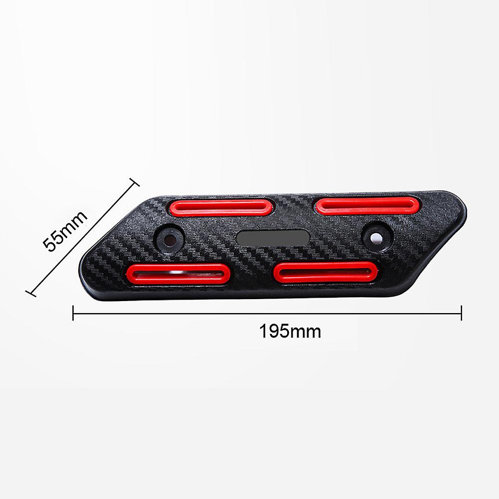 Green Motorcycle Exhaust Heat Shield Protector Retrofit Crf Motorbike Universal Anti-scalding Guard