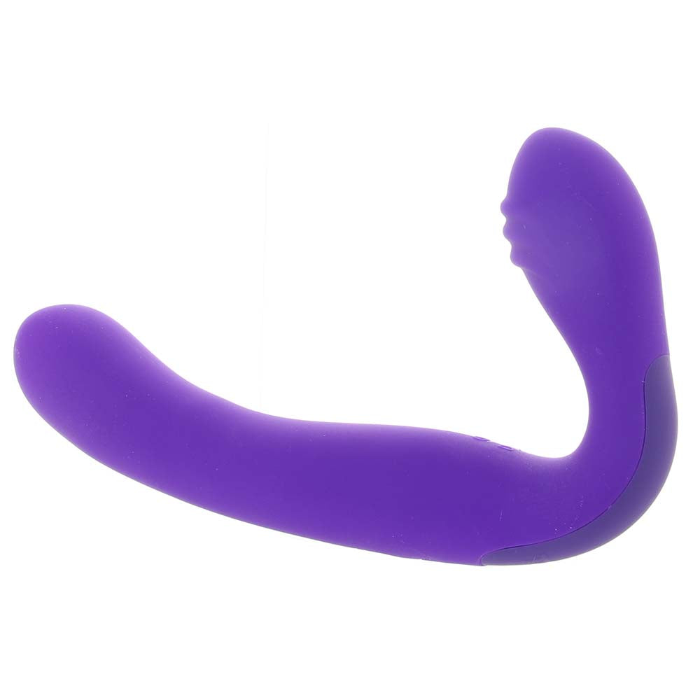 Rechargeable Love Rider Strapless Strap-On in Purple