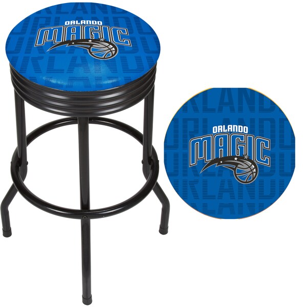 NBA Black Ribbed Bar Stool - City