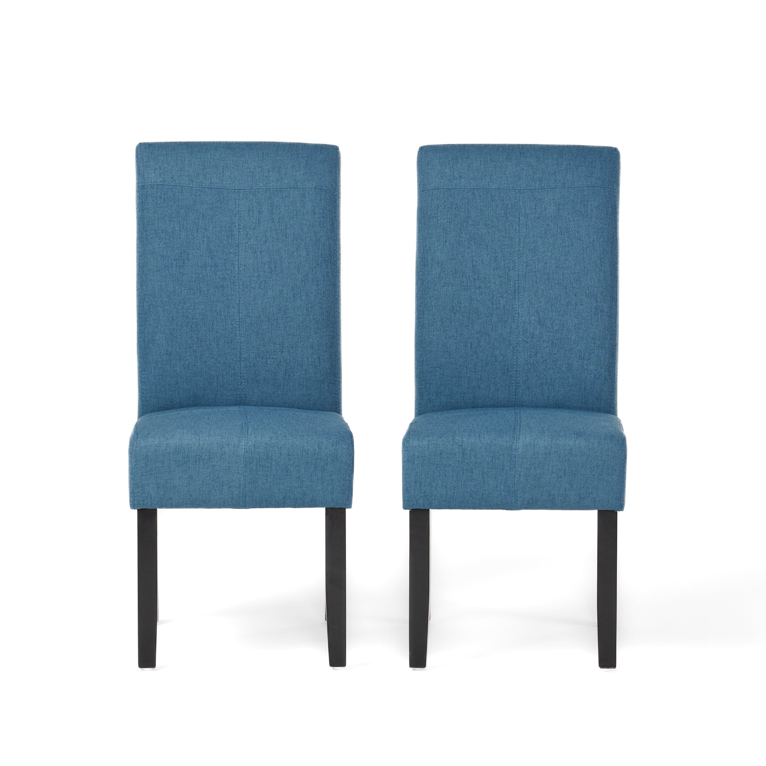 Percival Contemporary T-Stitch Fabric Dining Chairs (Set of 2)