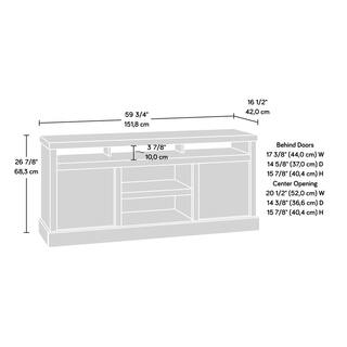 SAUDER Cannery Bridge 59.764 in. Sindoori Mango Entertainment Credenza Fits TV's up to 65 in. 430274