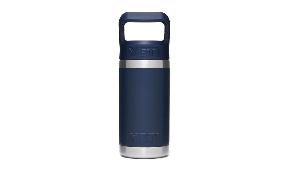 Navy 12 oz Rambler Jr. Kids Bottle ;