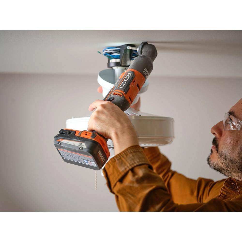 RIDGID 18V SubCompact Brushless Cordless Right Angle Impact Driver (Tool Only) R87730B