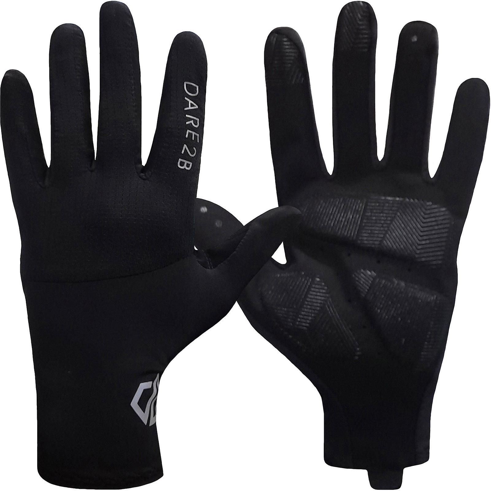 Dare 2b Womens Forcible Lightweight Stretch Outdoors Cycling Gloves - Black