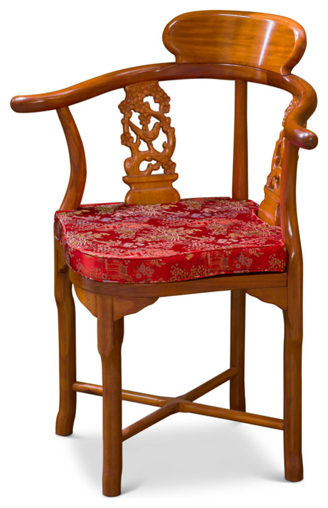 Bird Design Corner Chair   Asian   Armchairs And Accent Chairs   by China Furniture and Arts  Houzz