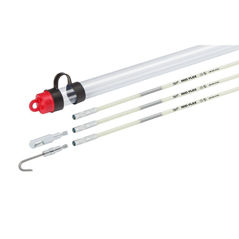 MW 15 ft. Mid Flex Fiberglass Fish Stick Kit with Accessories 48-22-4152