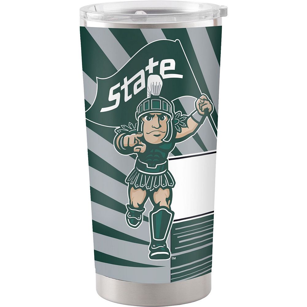 Michigan State Spartans 20oz. Stainless Steel Mascot Tumbler