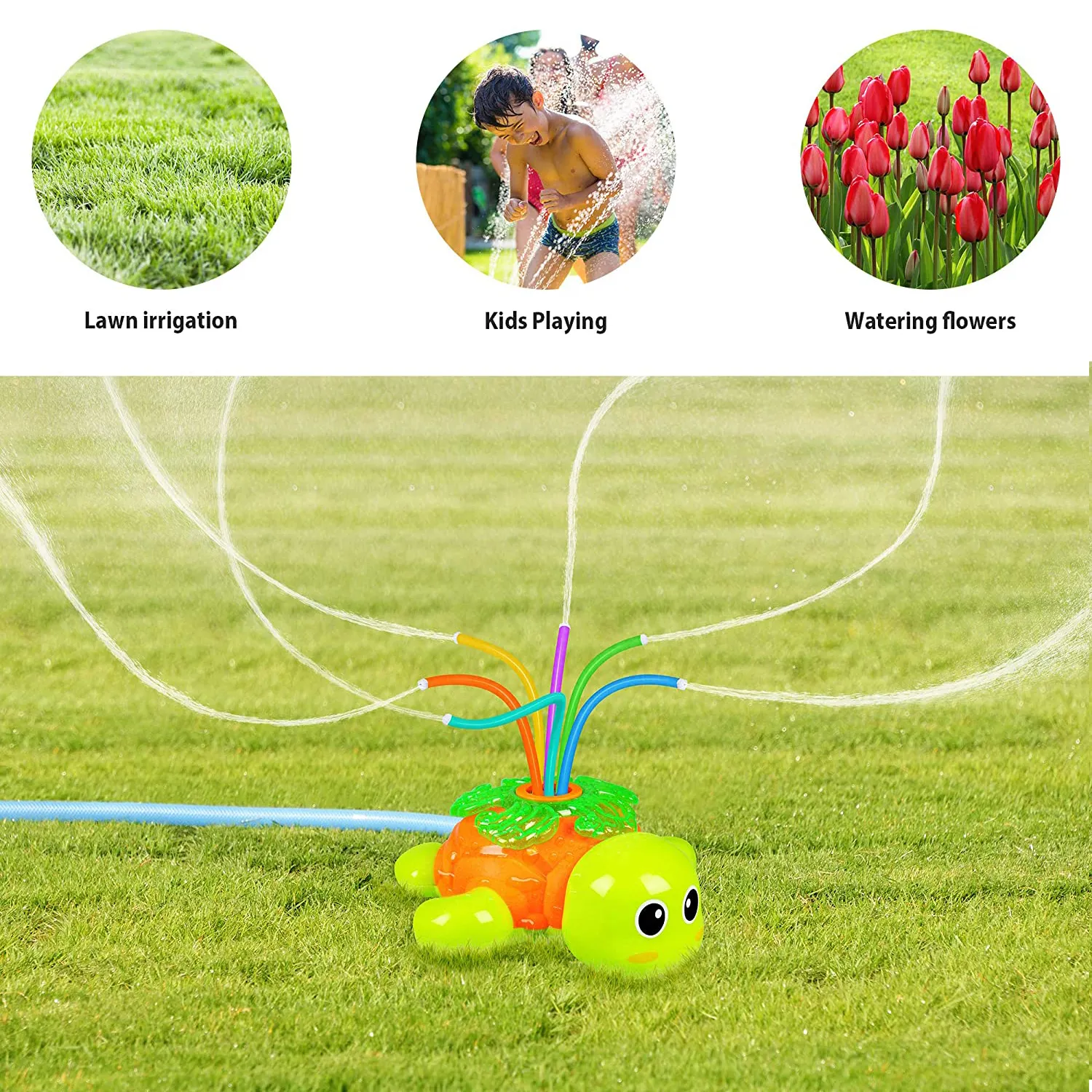 Toddlers Top Seller Summer Water Play Yard Game Garden Turtle Sprinklers and Splash Water Sprinkler Kids Play Toy