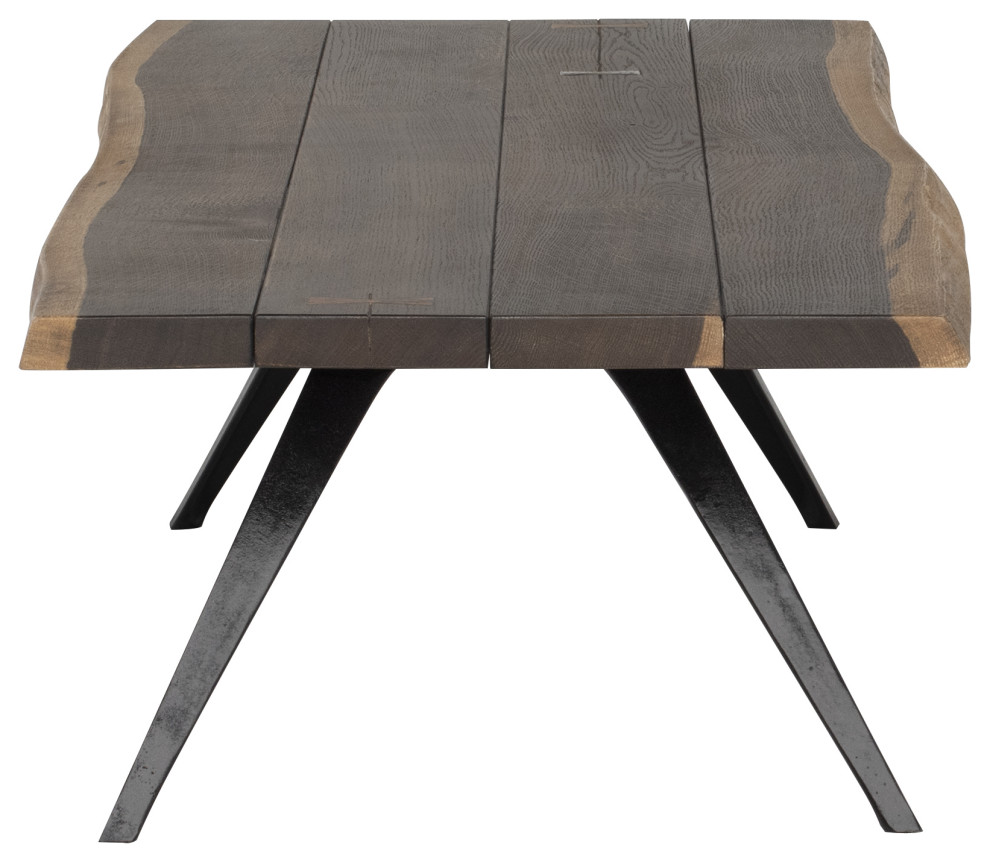 Vega Seared Wood Coffee Table   Transitional   Coffee Tables   by Kolibri Decor  Houzz