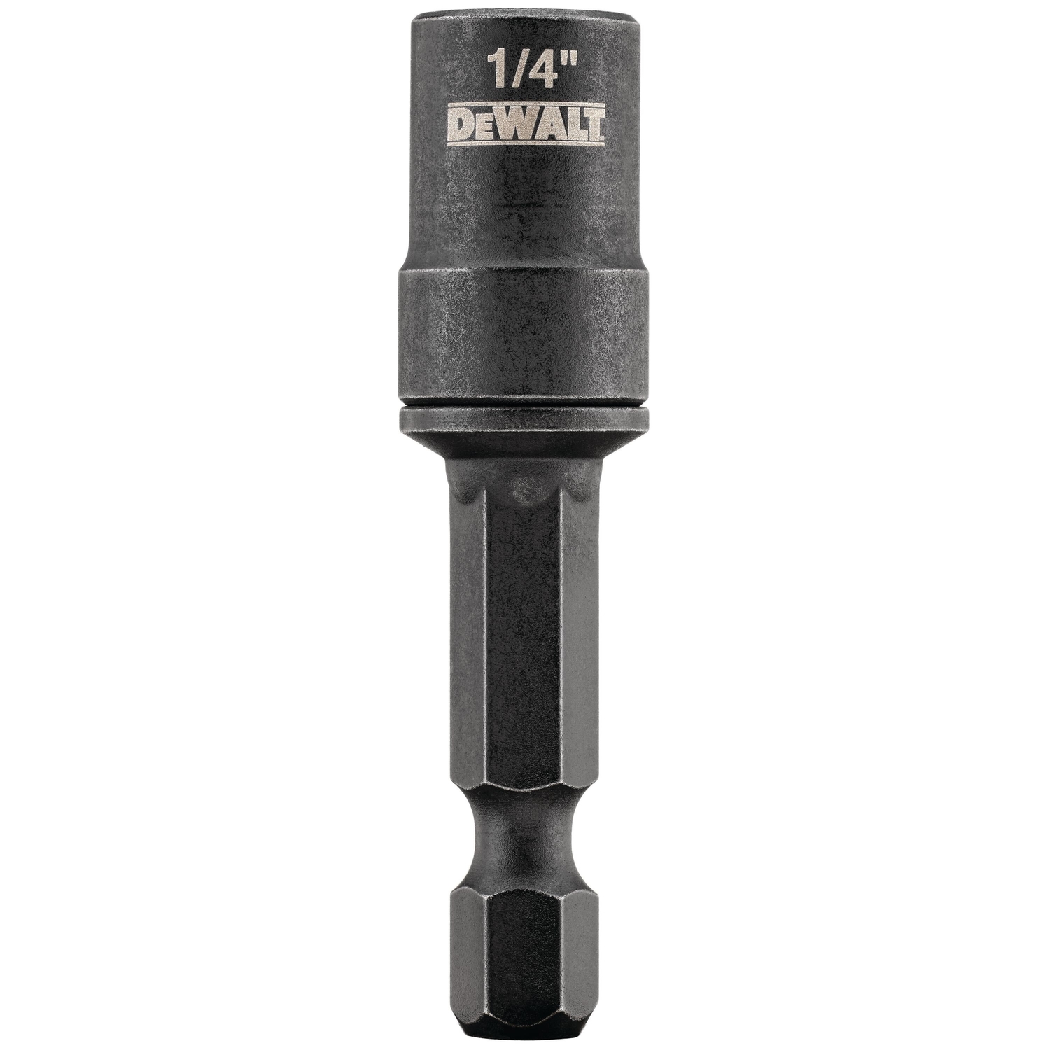 DW Impact Ready 1/4 in. X 2-9/16 in. L Black Oxide Nut Driver 1 pc