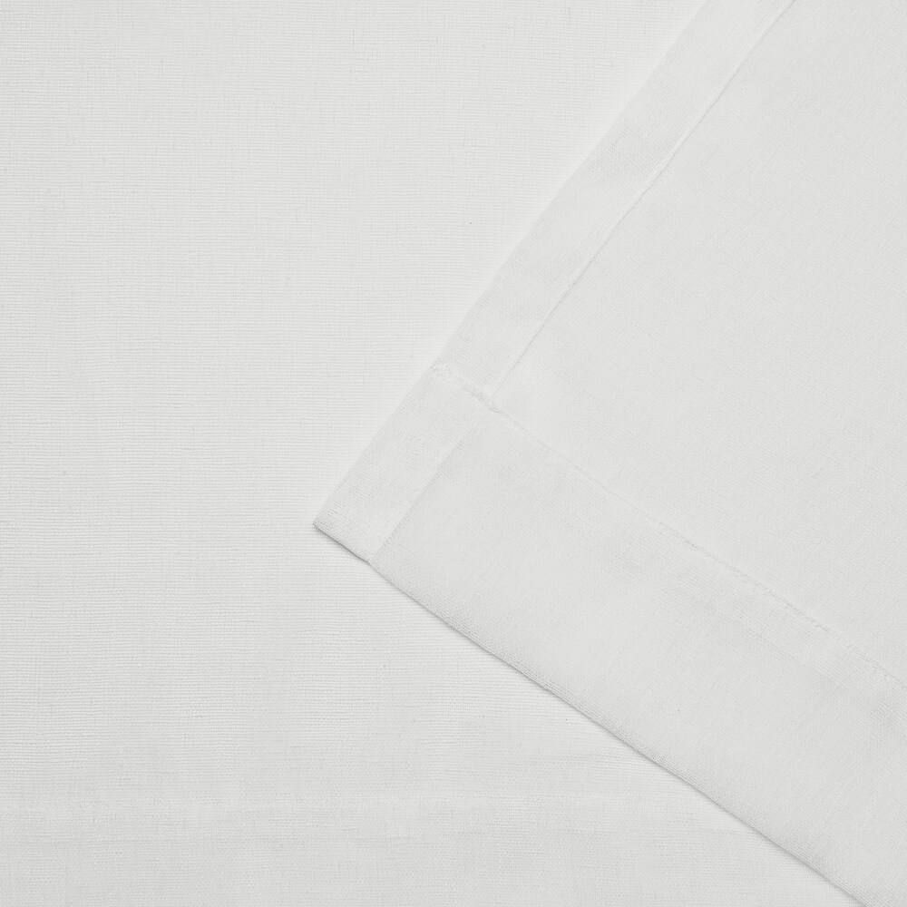 ATI Home Belgian Sheer Hidden Tab Top Curtain Panel Pair