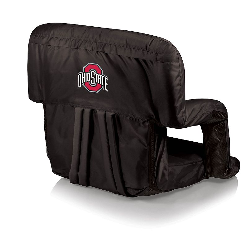 Picnic Time Ohio State Buckeyes Ventura Portable Recliner Chair