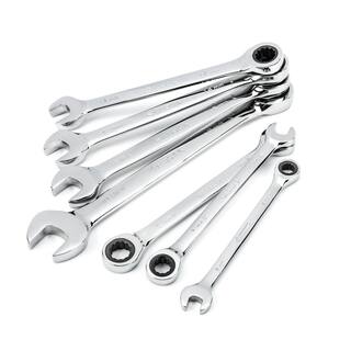 Husky Ratcheting MM Combination Wrench Set (7-Piece) HRW7PCMMN-06