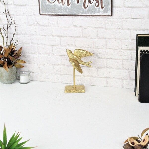 Flying Swallow on a Pole Tabletop Decoration