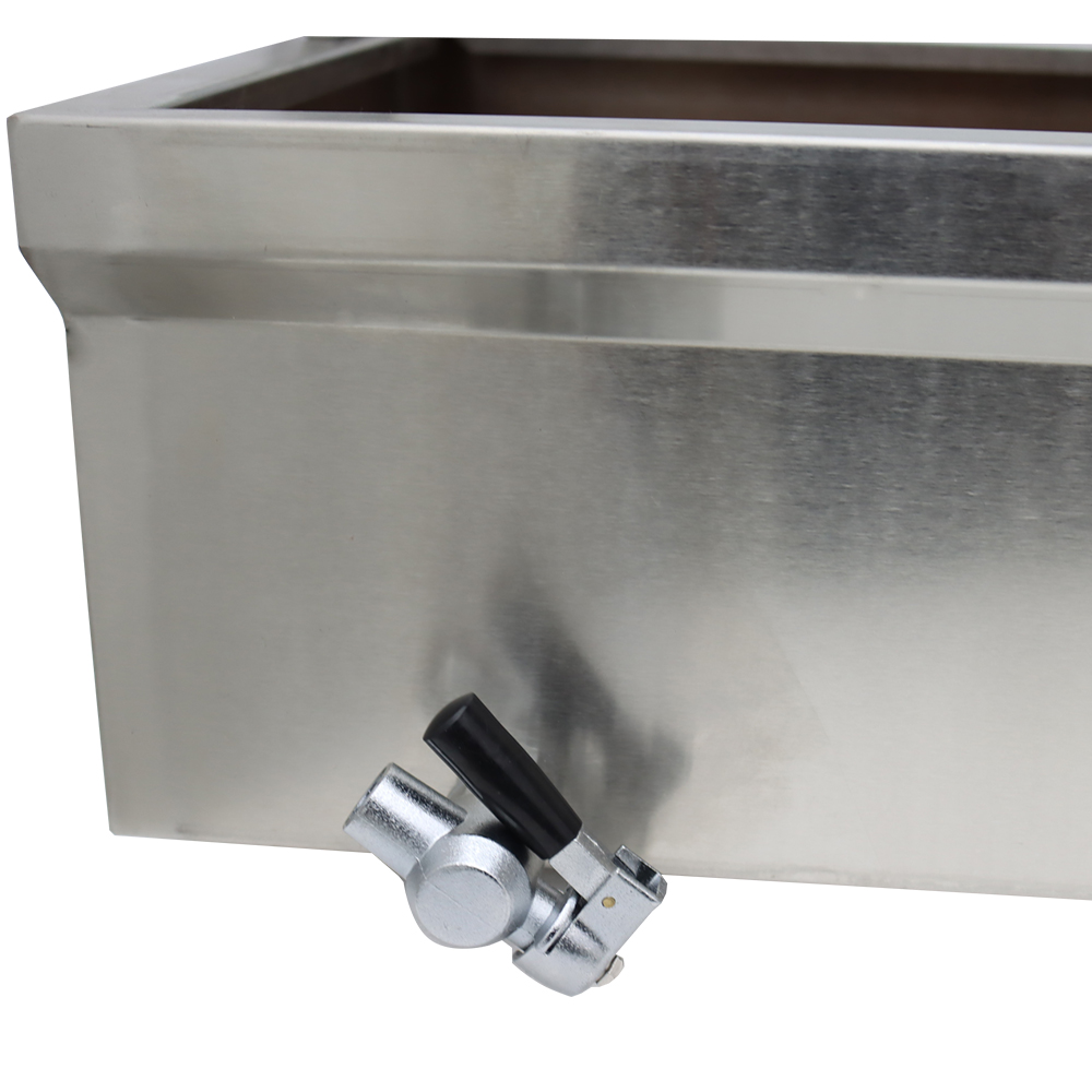 TECHTONGDA Buffet Food Warmer Stainless Steel Bain Marie Buffet Countertop 4 Pan Electric Steam Heater 6