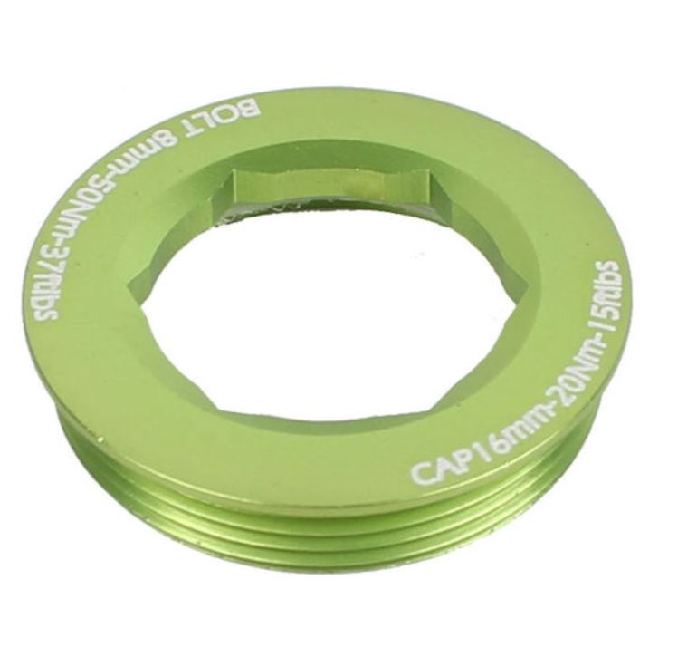 Race Face Cinch XC/AM Puller Cap and Washer Set - Green