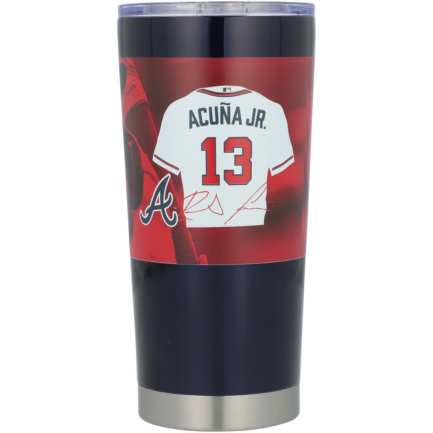 Ronald Acuna Jr. Atlanta Braves 20oz. Player Stainless Steel Tumbler