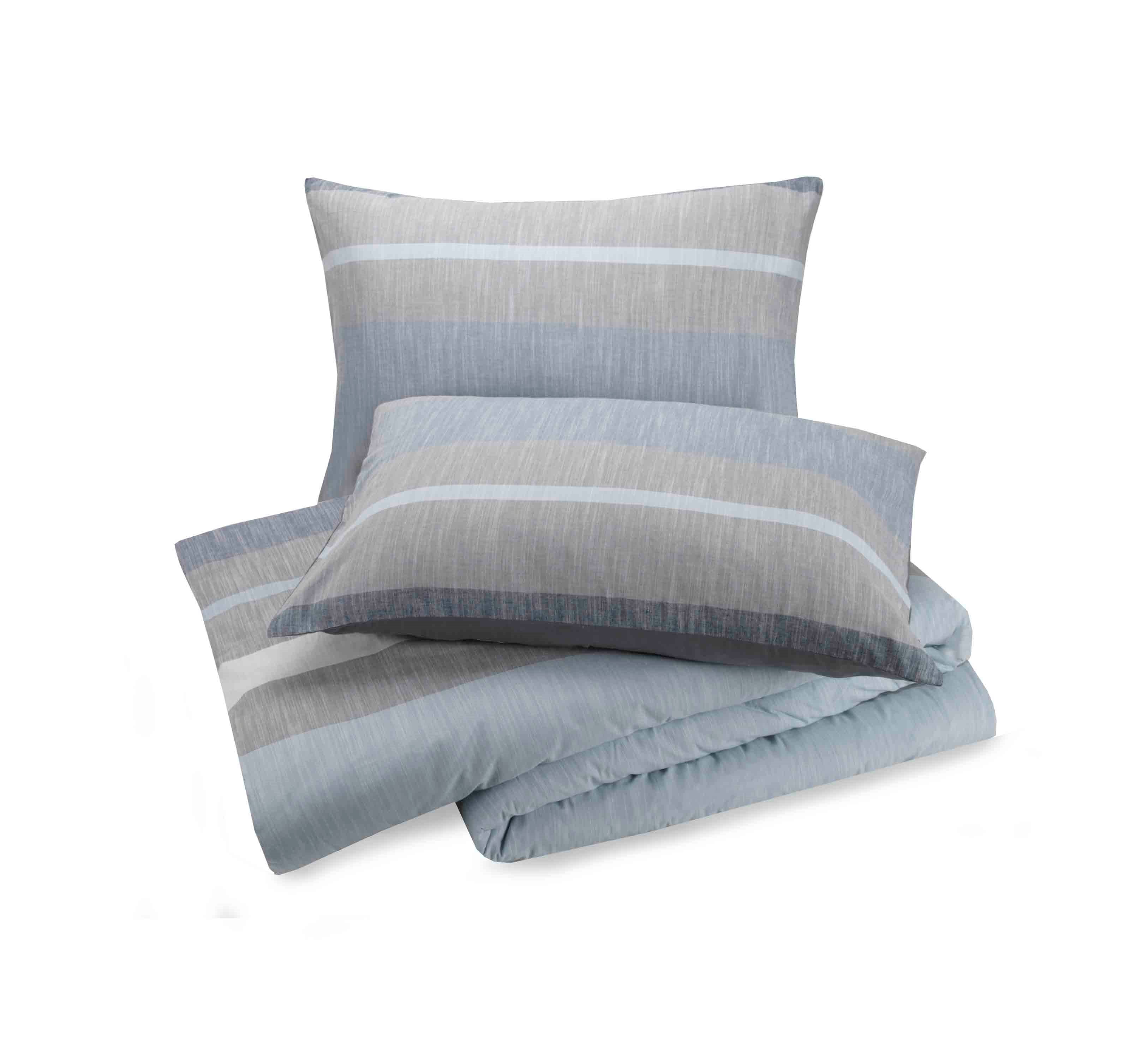 Better Homes and Gardens 3-Piece Bold Blue Stripe Full/Queen Comforter Set