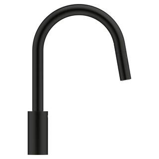 GROHE Concetto Single-Handle Pull-Out Sprayer Kitchen Faucet 1.75 GPM in Matte Black 326652433