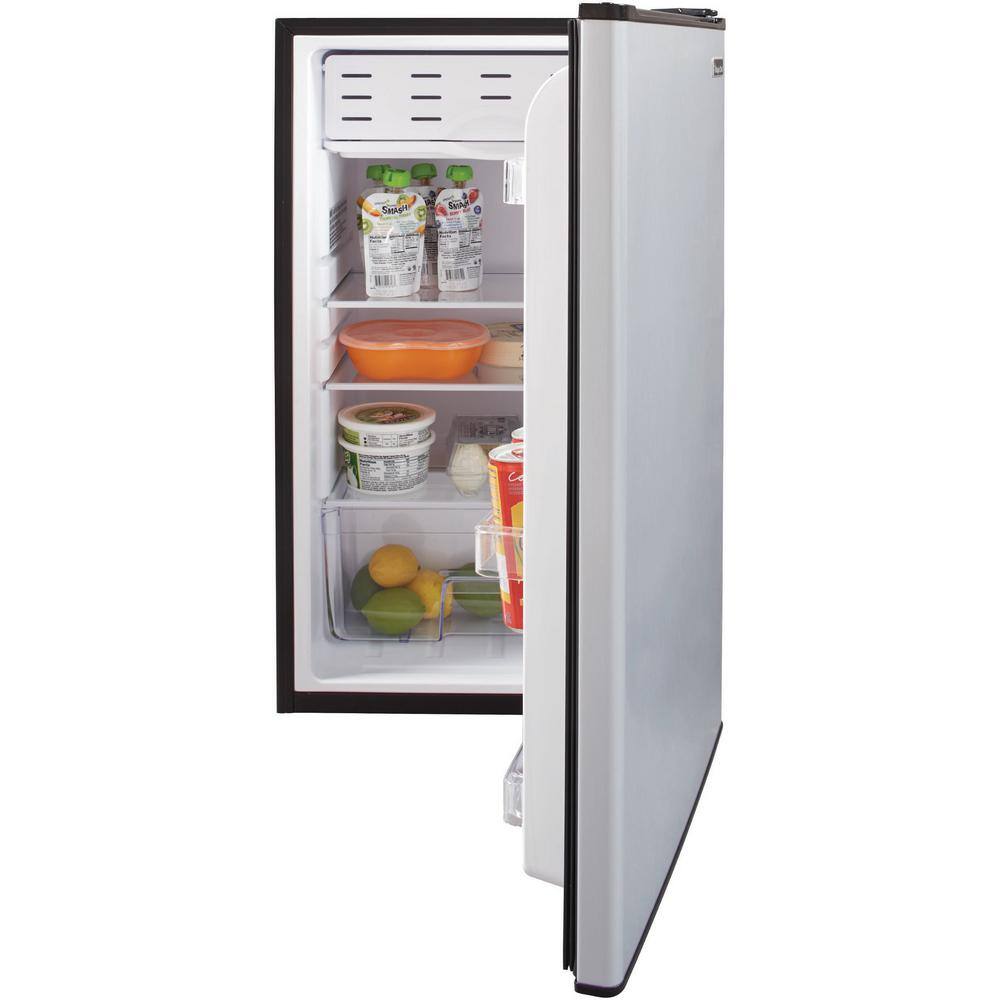 Magic Chef 3.3 cu. ft. Mini Fridge in Stainless Look HMR330SE