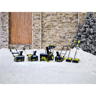 RYOBI 40V 12 in. Cordless Electric Snow Shovel with 4.0 Ah Battery and Charger RY408110