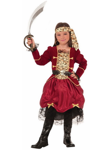 Ruby Slipper Sales 277287 Pirateer Costume for Kid...