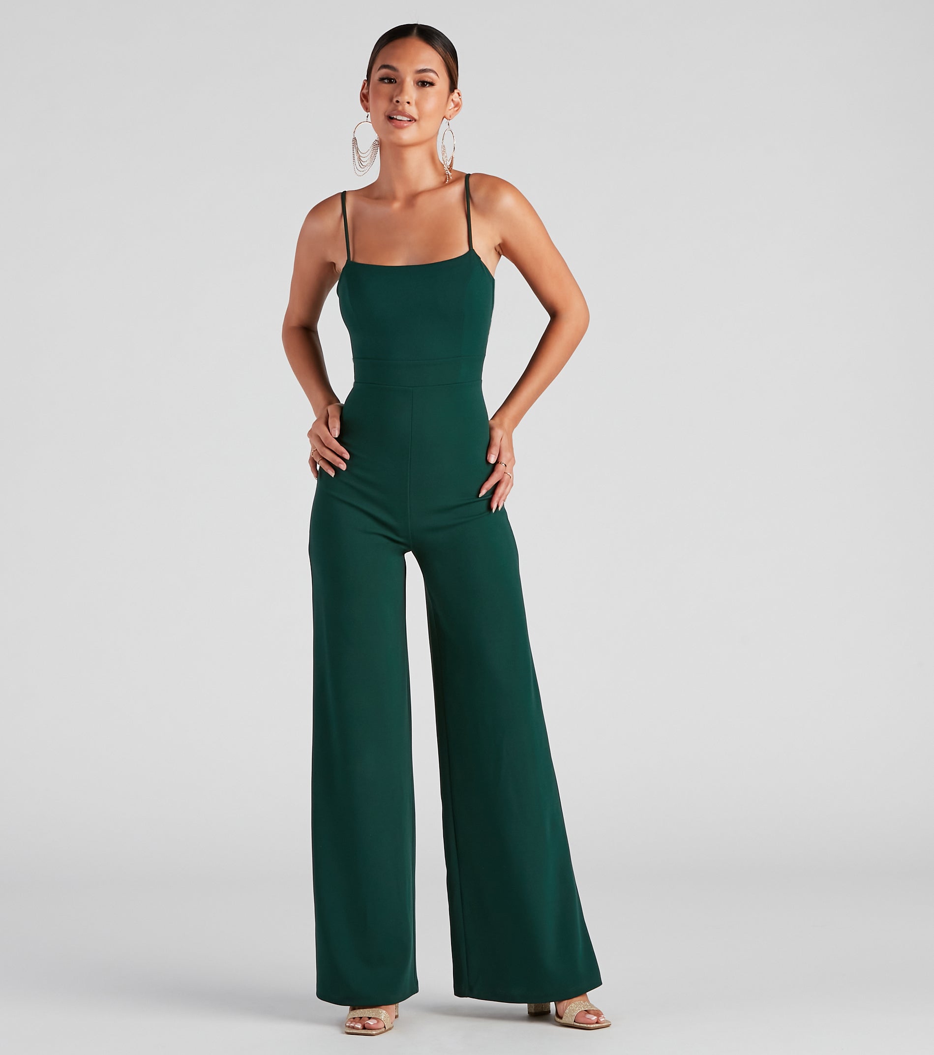 Sleek And Stylish Crepe Jumpsuit